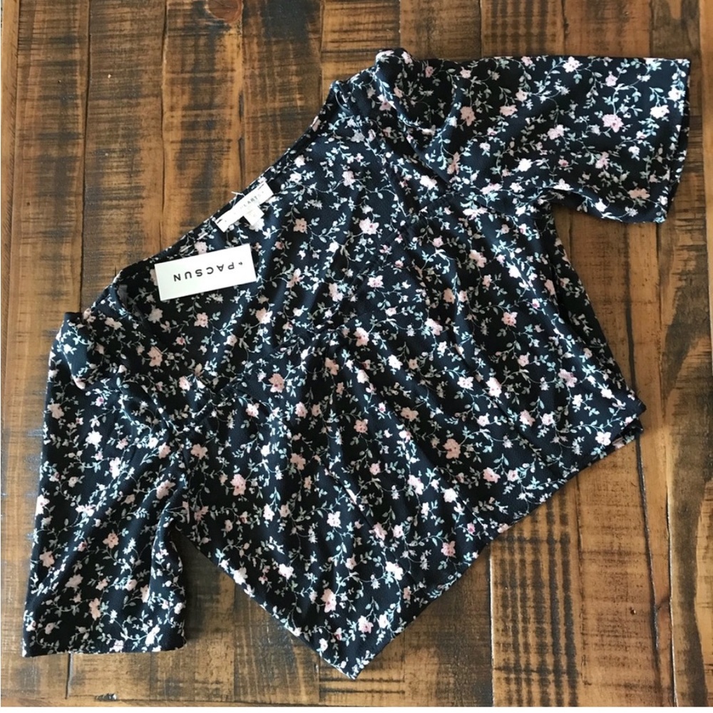 PACSUN floral croptop